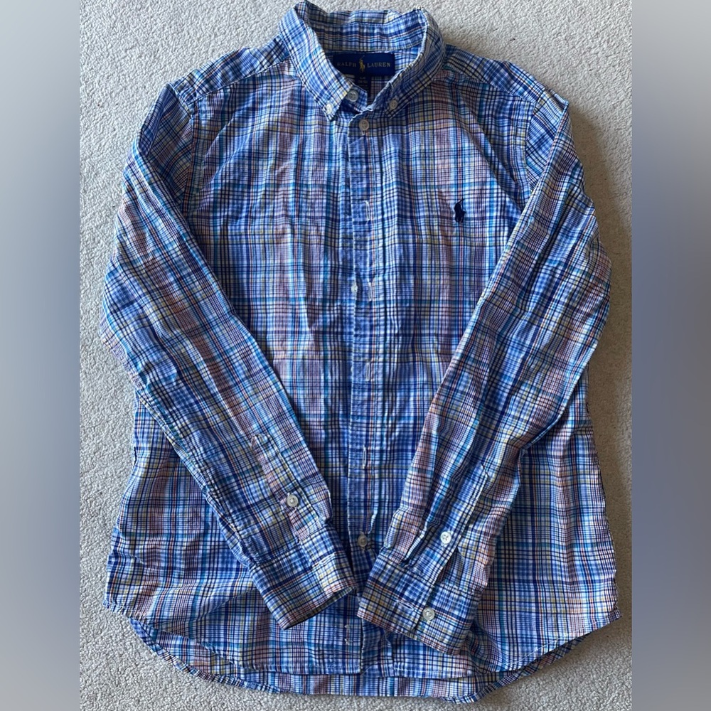 Ralph Lauren Multicolor Plaid Button Down Shirt